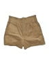 Cider Solid Brown Khaki Shorts Size S - photo 1