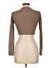 Pull&Bear Brown Long Sleeve Top Size L - photo 2