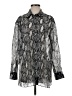 IRO Animal Print Silver Long Sleeve Blouse Size EU (FR) 36 / US 4 - photo 1
