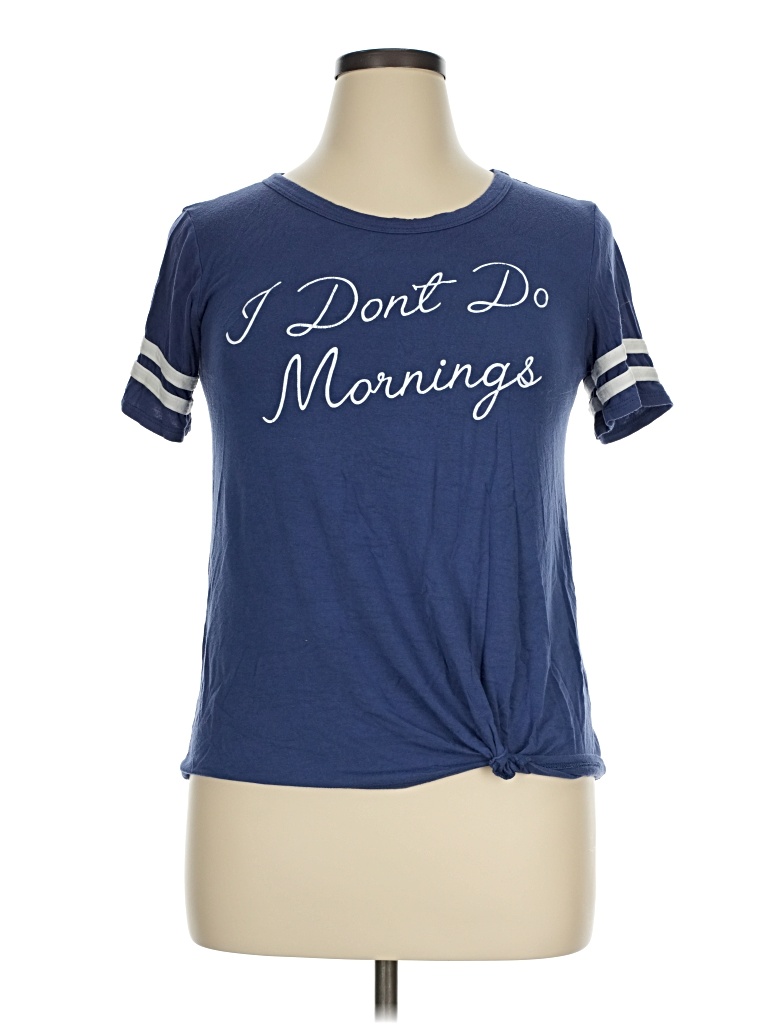 Pre-owned Moa Moa Short Sleeve T-shirt In Blue