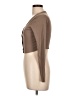 Pull&Bear Brown Long Sleeve Top Size L - photo 5