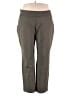 Lands' End Solid Green Active Pants Size 3X - photo 1