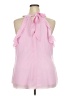 City Chic Pink Sleeveless Blouse Size 20 Plus (L) - photo 2