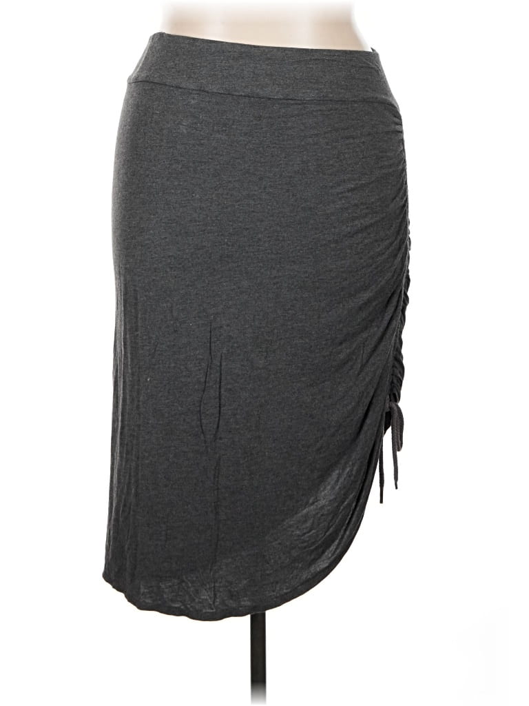 Pre-owned Anthropologie Casual Skirt In Gray