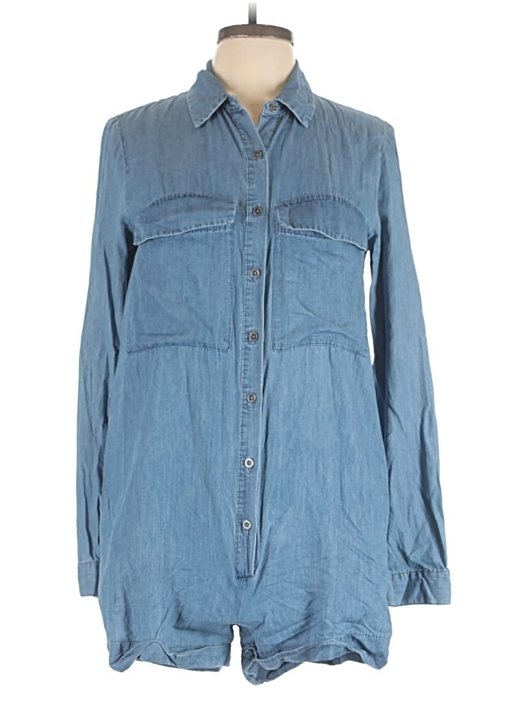Pre-owned Forever 21 Romper In Blue