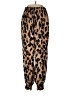 Shein Curve 100% Polyester Animal Print Gold Casual Pants Size 12 Plus (0) - photo 1