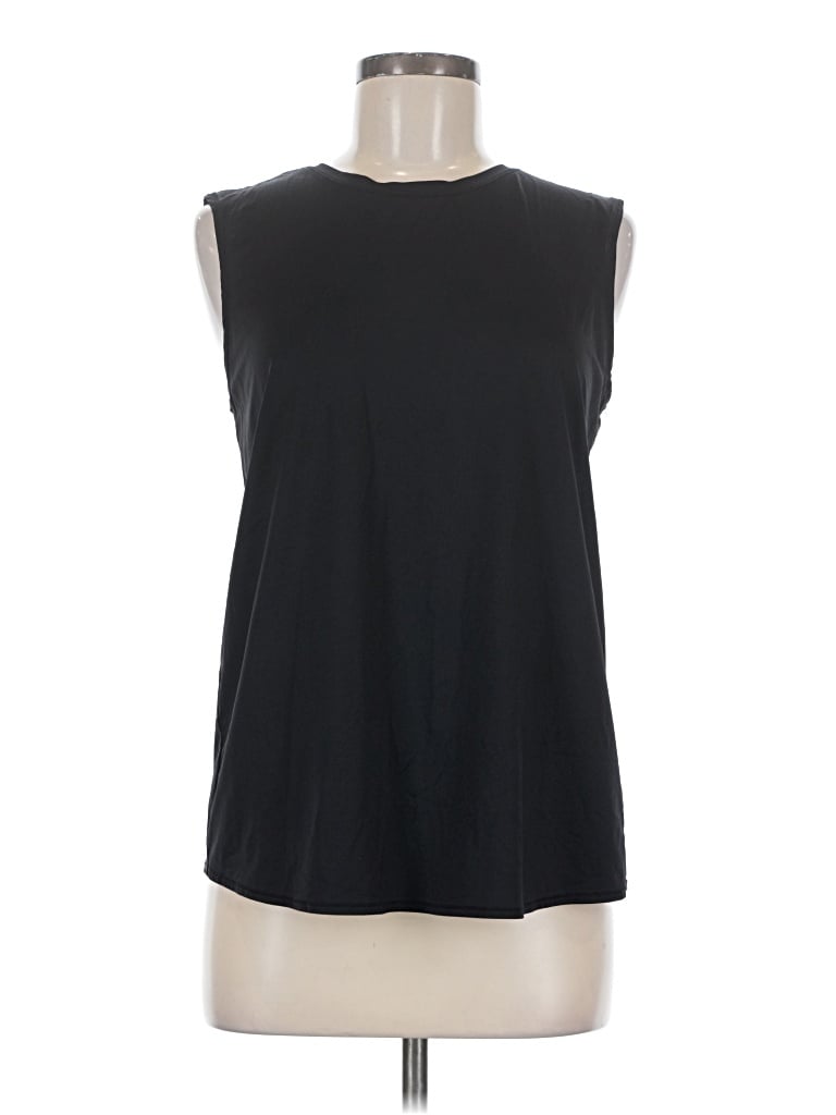 Pre-owned Athleta Sleeveless T-shirt In Black