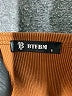 BTFBM Solid Brown Casual Dress Size S - photo 7