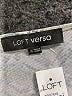 LOFT Versa Silver Short Sleeve Top Size XS - photo 7