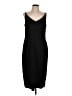Escada Solid Black Casual Dress Size EU 44 / US 14 - photo 1