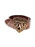 Moschino Brown Leather Belt Size EU (IT) 44 - photo 1
