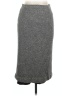 Talbots Chevron-herringbone Gray Casual Skirt Size 14 - photo 1
