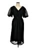 Unbranded 100% Polyester Black Cocktail Dress Size L - photo 1