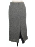 Talbots Chevron-herringbone Gray Casual Skirt Size 14 - photo 2