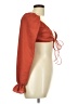 Windsor 100% Polyester Orange 3/4 Sleeve Blouse Size M - photo 4