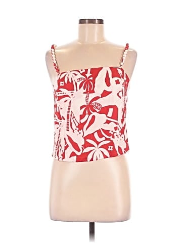 Rose + Olive Sleeveless Top (view 1)