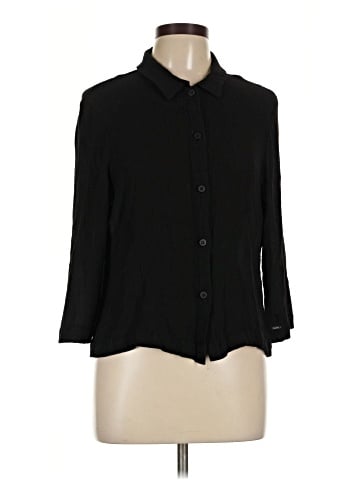 Eileen Fisher 3/4 Sleeve Button-Down Shirt (view 1)