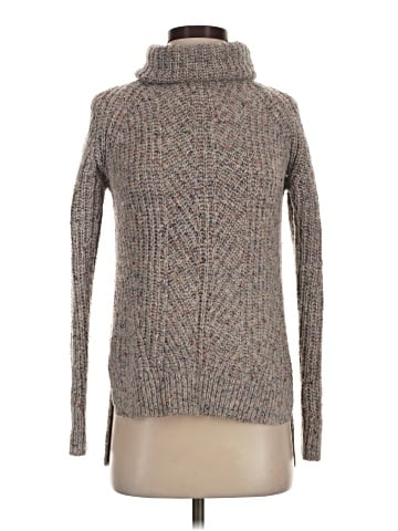 Madewell Colorfleck Ribbed Turtleneck Sweater (view 1)