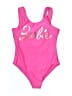 Barbie Graphic Pink One Piece Swimsuit Size 4 - 5 - photo 1