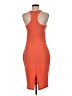 H&M Solid Orange Cocktail Dress Size 8 - photo 2