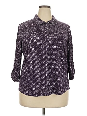 Eddie Bauer 3/4 Sleeve Button-Down Shirt (view 1)