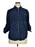 MICHAEL Michael Kors 100% Polyester Blue Jacket Size XL - photo 1