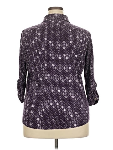 Eddie Bauer 3/4 Sleeve Button-Down Shirt (view 2)