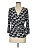 Essentials by Milano Black Long Sleeve Top Size M - photo 1