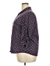 Eddie Bauer Polka Dots Purple 3/4 Sleeve Button-Down Shirt Size 2X - photo 5
