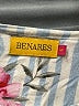 Benares Blue Short Sleeve Blouse Size S - photo 7