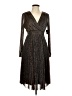 MSK Metallic Silver Cocktail Dress Size L (petite) - photo 1