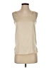 Max Mara 100% Polyester Ivory Sleeveless T-Shirt Size L (estimated) - photo 1