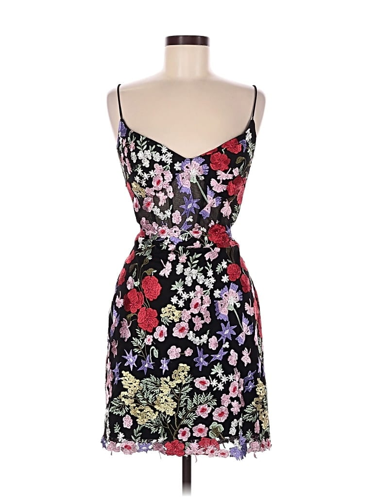 Pre-owned Mac Duggal Cocktail Dress In Black