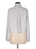 Theory 100% Triacetate Gray Long Sleeve Blouse Size M - photo 2