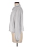 Theory 100% Triacetate Gray Long Sleeve Blouse Size M - photo 5