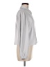 Theory 100% Triacetate Gray Long Sleeve Blouse Size M - photo 4