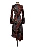 Shein 100% Polyester Print Black Cocktail Dress Size 4 - photo 2