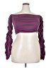 Unbranded 100% Polyester Purple 3/4 Sleeve Top Size 2X - photo 1