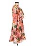 Taylor 100% Polyester Floral Pink Cocktail Dress Size 8 - photo 4