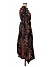 Shein 100% Polyester Print Black Cocktail Dress Size 4 - photo 4
