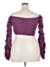 Unbranded 100% Polyester Purple 3/4 Sleeve Top Size 2X - photo 2