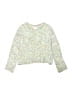 Design History Tweed White Green Pullover Sweater Size 6 - photo 1