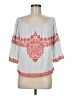 Gianni Bini 100% Rayon Gray 3/4 Sleeve Blouse Size M - photo 1