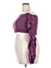Unbranded 100% Polyester Purple 3/4 Sleeve Top Size 2X - photo 5