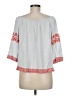 Gianni Bini 100% Rayon Gray 3/4 Sleeve Blouse Size M - photo 2