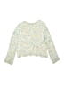 Design History Tweed White Green Pullover Sweater Size 6 - photo 2