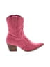 Coconut Burgundy Ankle Boots Size 6 1/2 - photo 1