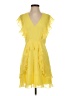 BCBGMAXAZRIA 100% Polyester Yellow Cocktail Dress Size 4 - photo 1