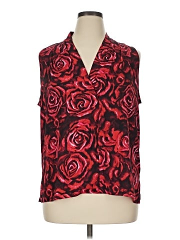 White House Black Market Sleeveless Blouse (view 1)