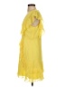 BCBGMAXAZRIA 100% Polyester Yellow Cocktail Dress Size 4 - photo 5